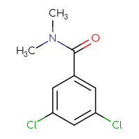 Chemical structure of 3,5-dichloro-N,N-dimethylbenzamide - CSSB00000159603