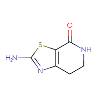 Chemical structure of 2-amino-4H,5H,6H,7H-[1,3]thiazolo[5,4-c]pyridin-4-one - CSSB00009884728