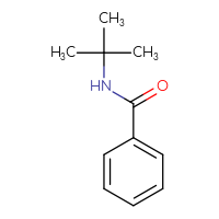 Chemical structure of N-tert-butylbenzamide - CSSB00000171332