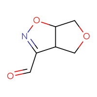 Chemical structure of 3aH,4H,6H,6aH-furo[3,4-d][1,2]oxazole-3-carbaldehyde - CSSB00010678613