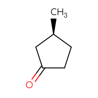 Chemical structure of (3S)-3-methylcyclopentan-1-one - CSSB00010632634