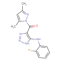 C14H13FN6O
