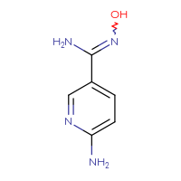 Chemical structure of 6-amino-N'-hydroxypyridine-3-carboximidamide - CSSB00011830261