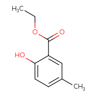 Chemical structure of ethyl 2-hydroxy-5-methylbenzoate - CSSB00011212139