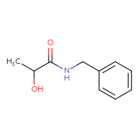 Chemical structure of N-benzyl-2-hydroxypropanamide - CSSB00000054222
