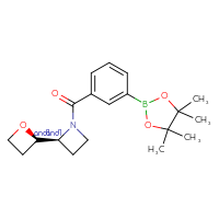 Chemical structure of rac-(2S)-2-[(2R)-oxetan-2-yl]-1-[3-(4,4,5,5-tetramethyl-1,3,2-dioxaborolan-2-yl)benzoyl]azetidine - CSSB21331669982