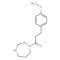 Chemical structure of 1-(1,4-diazepan-1-yl)-3-(4-methoxyphenyl)propan-1-one - CSSB00000748820