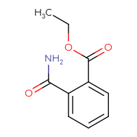 Chemical structure of ethyl 2-carbamoylbenzoate - CSSB00009957969