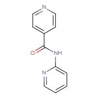 Chemical structure of N-(pyridin-2-yl)pyridine-4-carboxamide - CSSB00000017110