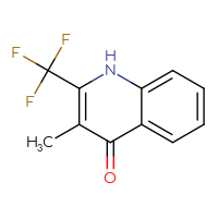 Chemical structure of 3-methyl-2-(trifluoromethyl)-1,4-dihydroquinolin-4-one - CSSB00005783394