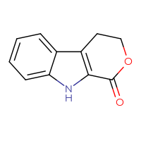 Chemical structure of 1H,3H,4H,9H-pyrano[3,4-b]indol-1-one - CSSB00000075312