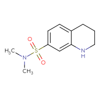 Chemical structure of N,N-dimethyl-1,2,3,4-tetrahydroquinoline-7-sulfonamide - CSSB00000758321