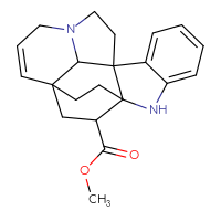 Chemical structure of methyl 2,12-diazahexacyclo[14.2.2.1⁹,¹².0¹,⁹.0³,⁸.0¹⁶,²¹]henicosa-3,5,7,14-tetraene-18-carboxylate - CSSB21380386117