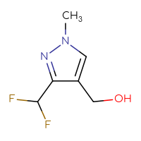 Chemical structure of [3-(difluoromethyl)-1-methyl-1H-pyrazol-4-yl]methanol - CSSB00000733749
