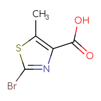 Chemical structure of 2-bromo-5-methyl-1,3-thiazole-4-carboxylic acid - CSSB00000719215