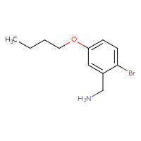 Chemical structure of 1-(2-bromo-5-butoxyphenyl)methanamine - CSSB00012945783
