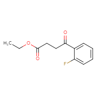 Chemical structure of ethyl 4-(2-fluorophenyl)-4-oxobutanoate - CSSB00011517839