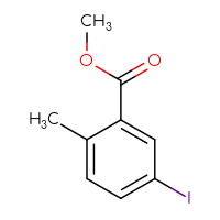 Chemical structure of methyl 5-iodo-2-methylbenzoate - CSSB00012360116