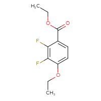 Chemical structure of ethyl 4-ethoxy-2,3-difluorobenzoate - CSSB00053427833