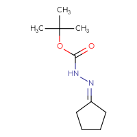Chemical structure of N'-cyclopentylidene(tert-butoxy)carbohydrazide - CSSB00000004179