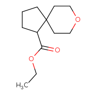 Chemical structure of ethyl 8-oxaspiro[4.5]decane-1-carboxylate - CSSB00047123682