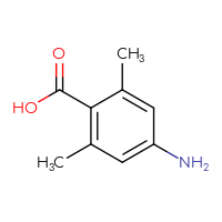 Chemical structure of 4-amino-2,6-dimethylbenzoic acid - CSSB00000117026