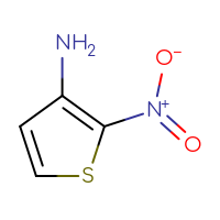 Chemical structure of 2-nitrothiophen-3-amine - CSSB00015935945
