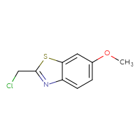 Chemical structure of 2-(chloromethyl)-6-methoxy-1,3-benzothiazole - CSSB00000704082