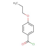 Chemical structure of 4-propoxybenzoyl chloride - CSSB00000116969