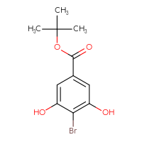 Chemical structure of tert-butyl 4-bromo-3,5-dihydroxybenzoate - CSSB00010197724