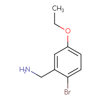 Chemical structure of 1-(2-bromo-5-ethoxyphenyl)methanamine - CSSB00012945782
