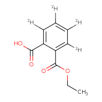 Chemical structure of 2-(ethoxycarbonyl)(²H₄)benzoic acid - CSSB00102637065