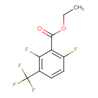 Chemical structure of ethyl 2,6-difluoro-3-(trifluoromethyl)benzoate - CSSB08325308404