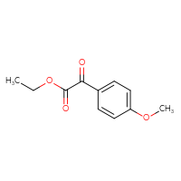 Chemical structure of ethyl 2-(4-methoxyphenyl)-2-oxoacetate - CSSB00000206029