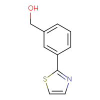 Chemical structure of [3-(1,3-thiazol-2-yl)phenyl]methanol - CSSB00000069075