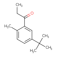 Chemical structure of 1-(5-tert-butyl-2-methylphenyl)propan-1-one - CSSB00000043858