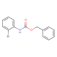 Chemical structure of benzyl N-(2-bromophenyl)carbamate - CSSB00000153555