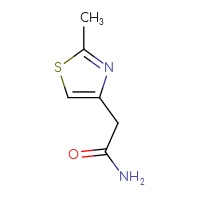 Chemical structure of 2-(2-methyl-1,3-thiazol-4-yl)acetamide - CSSB00000162030