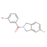 Chemical structure of 2-(3-bromobenzoyl)-5-fluoro-2,3-dihydro-1H-isoindole - CSSB05535937611