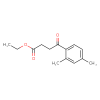 Chemical structure of ethyl 4-(2,4-dimethylphenyl)-4-oxobutanoate - CSSB00005553354