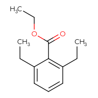 Chemical structure of ethyl 2,6-diethylbenzoate - CSSB00010240678