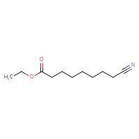 Chemical structure of ethyl 8-cyanooctanoate - CSSB21224767174