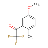 Chemical structure of 2,2,2-trifluoro-1-(5-methoxy-2-methylphenyl)ethan-1-one - CSSB00117511149