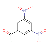 Chemical structure of 3,5-dinitrobenzoyl chloride - CSSB00000210118