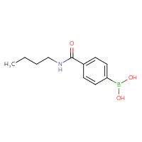 Chemical structure of [4-(butylcarbamoyl)phenyl]boronic acid - CSSB00000040474