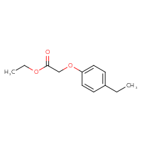 Chemical structure of ethyl 2-(4-ethylphenoxy)acetate - CSSB00000171007