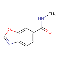 Chemical structure of N-methyl-1,3-benzoxazole-6-carboxamide - CSSB00036385712