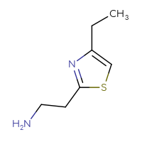 Chemical structure of 2-(4-ethyl-1,3-thiazol-2-yl)ethan-1-amine - CSSB00011595559