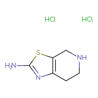 Chemical structure of 4H,5H,6H,7H-[1,3]thiazolo[5,4-c]pyridin-2-amine dihydrochloride - CSSB00016995023