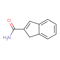 Chemical structure of 1H-indene-2-carboxamide - CSSB00000146664